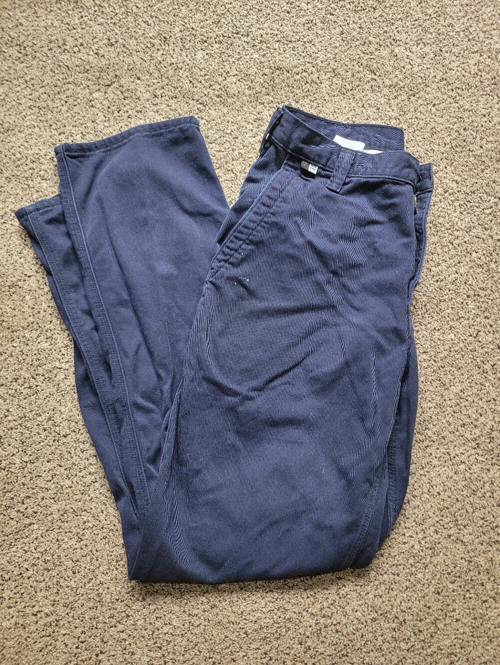 Carhartt Men’s FR Canvas Work Pant 32x34 Navy Blue Cat 2 NFPA2112